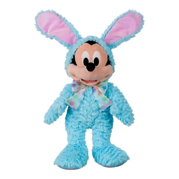 NWT Disney Mickey Mouse Plush Easter Bunny 2022 - Blue - 19'' - Picture 1 of 6